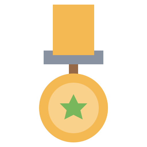 Medalla Surang Flat icono