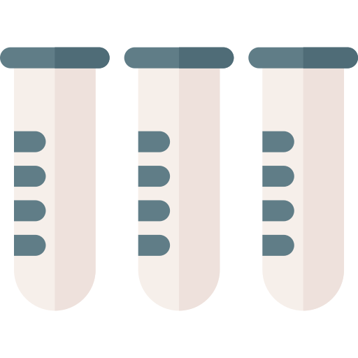Test tube Basic Rounded Flat icon