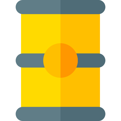 Barril Basic Rounded Flat icono