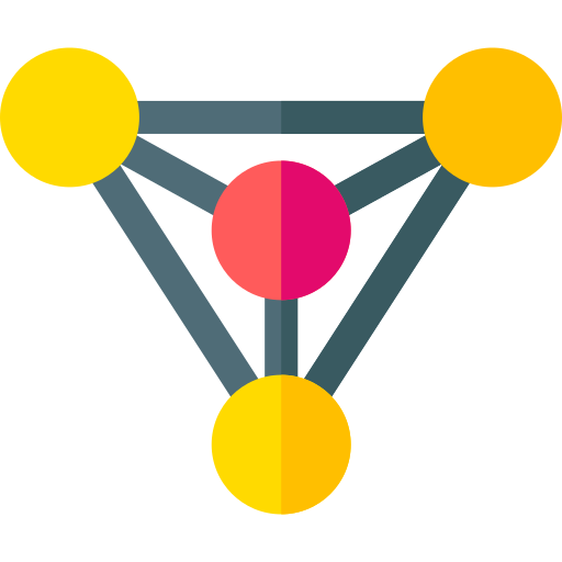 분자 Basic Rounded Flat icon