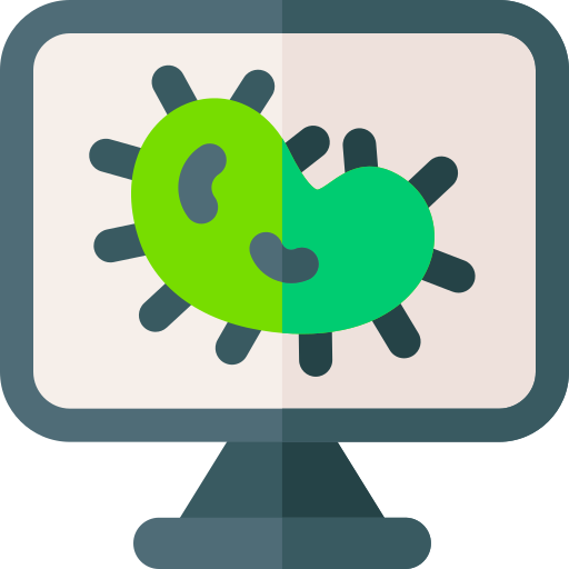 Bacteria Basic Rounded Flat icon