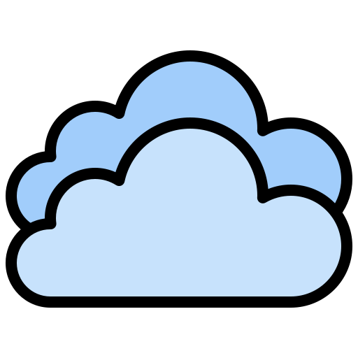 nuvola Surang Lineal Color icona