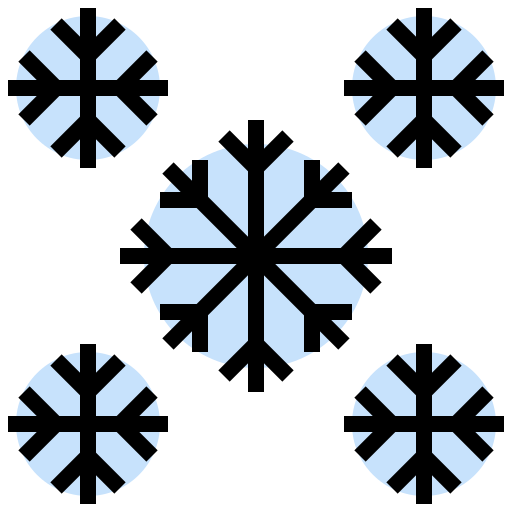 雪が降る Surang Lineal Color icon