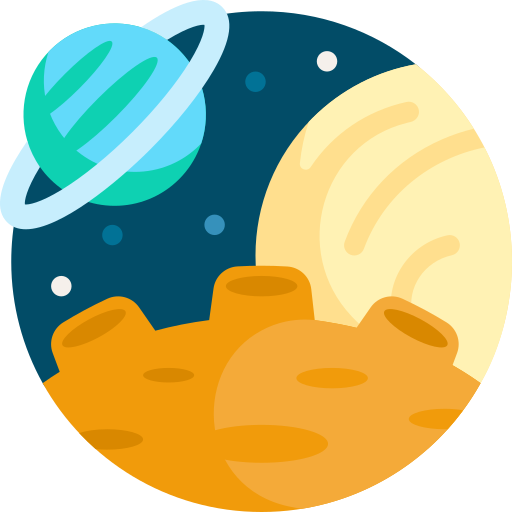 화성 Detailed Flat Circular Flat icon
