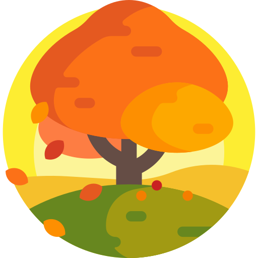 herfst Detailed Flat Circular Flat icoon