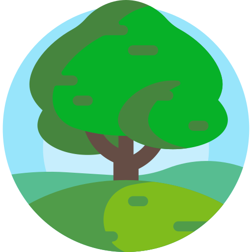 albero Detailed Flat Circular Flat icona