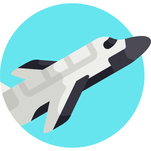 Spaceship Detailed Flat Circular Flat icon