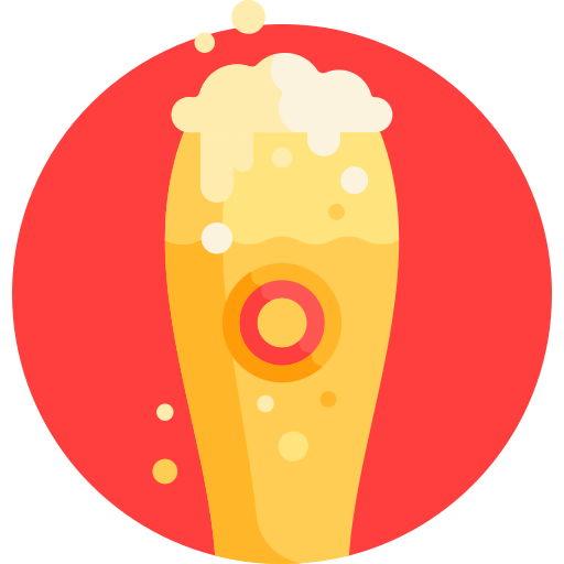 bière Detailed Flat Circular Flat Icône
