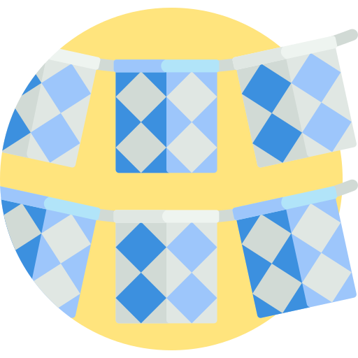 ghirlande Detailed Flat Circular Flat icona