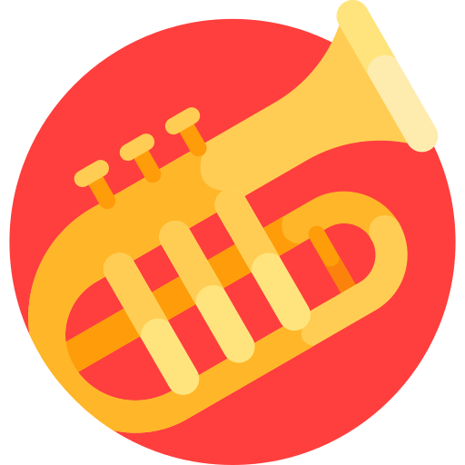 trompet Detailed Flat Circular Flat icoon