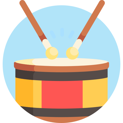 Drum Detailed Flat Circular Flat icon