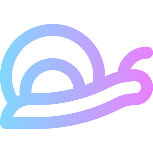 Snail Super Basic Rounded Gradient icon