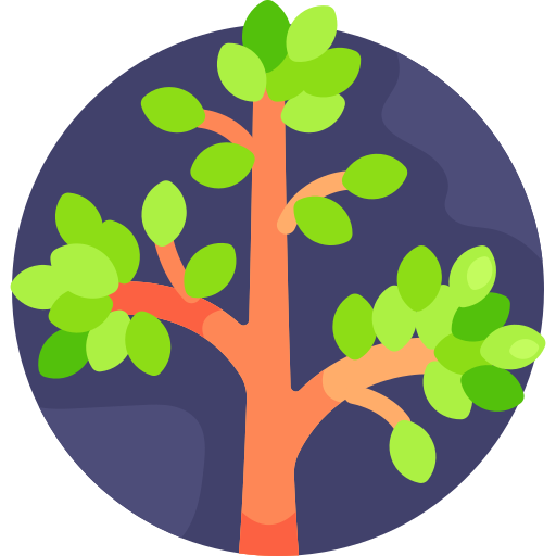 árbol Detailed Flat Circular Flat icono