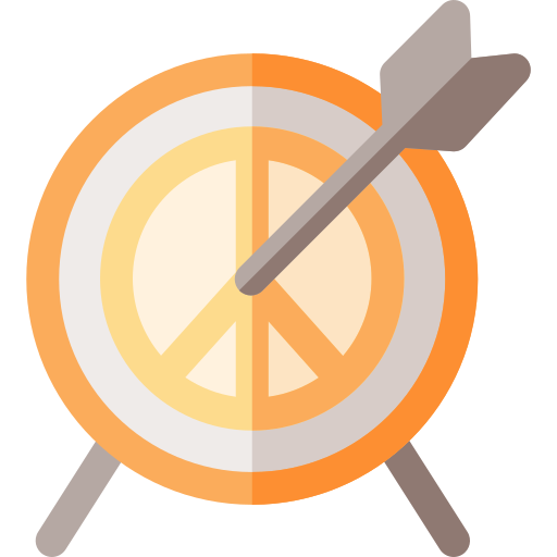 Objetivo Basic Rounded Flat icono