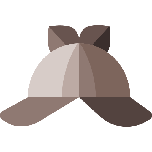 Sherlock holmes Basic Rounded Flat icon