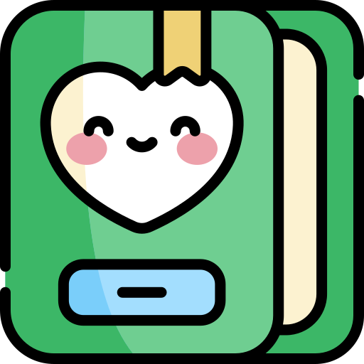 도서 Kawaii Lineal color icon