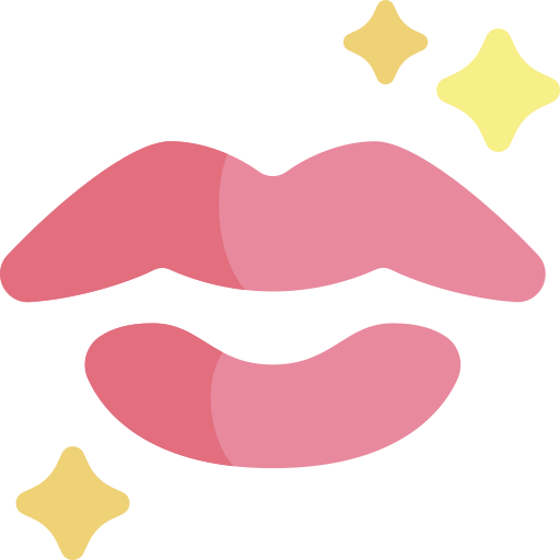 Kiss Kawaii Flat icon