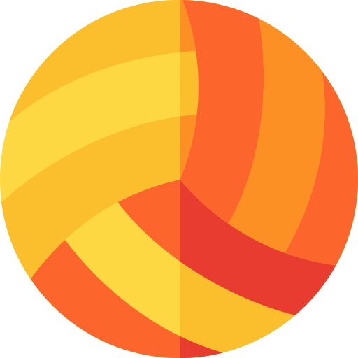 Voleibol Basic Straight Flat icono
