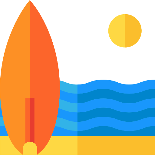 surfen Basic Straight Flat icon