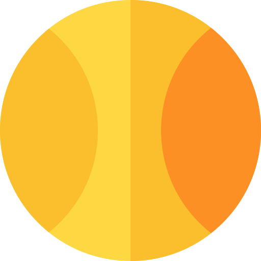 piłka tenisowa Basic Straight Flat ikona