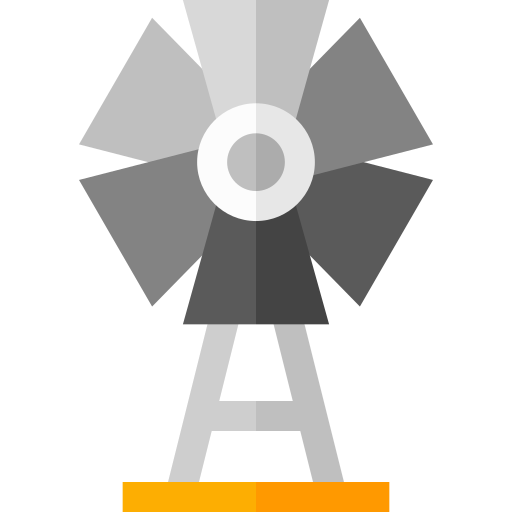 風車 Basic Straight Flat icon