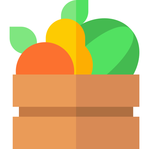 vruchten Basic Straight Flat icoon