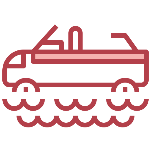 amphibisches auto Surang Red icon
