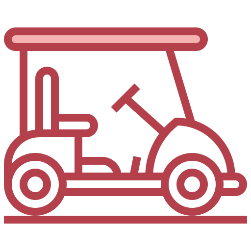 Golf cart Surang Red icon