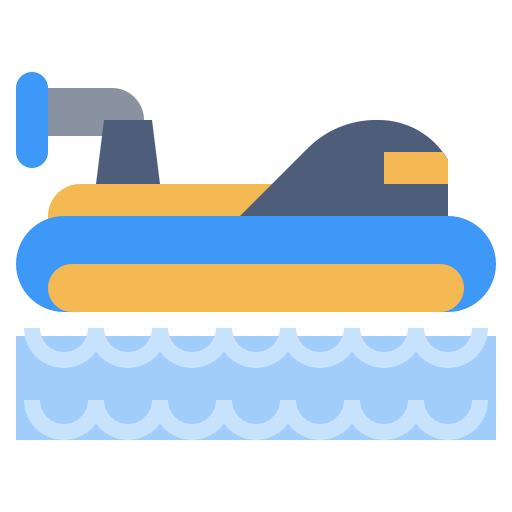 Hovercraft Surang Flat icon