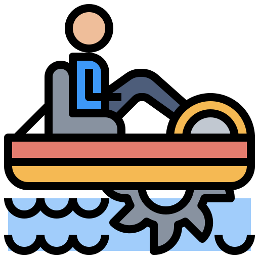 Hidropedal Surang Lineal Color icono