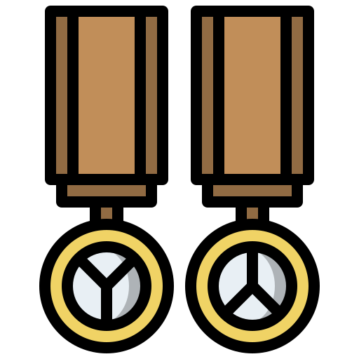 Medal Surang Lineal Color icon
