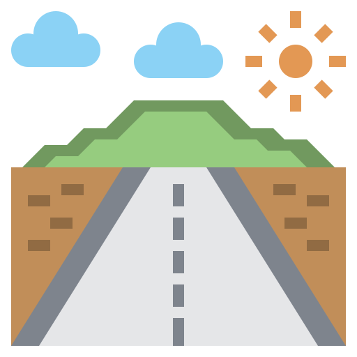 Road Surang Flat icon