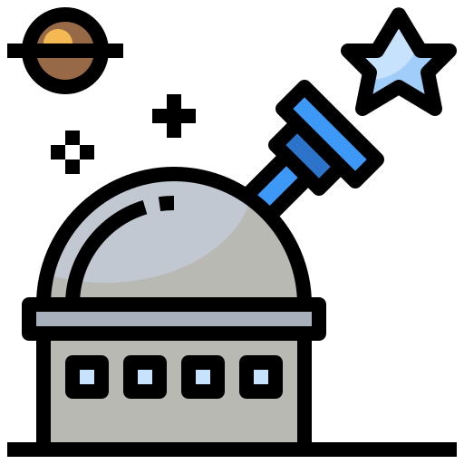 Observatory Surang Lineal Color icon