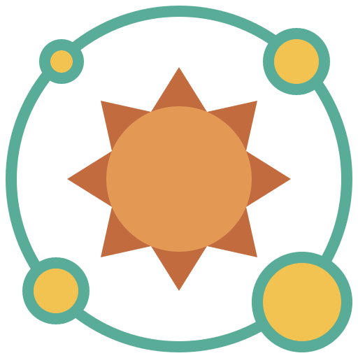 太陽系 Surang Flat icon