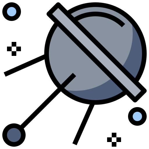 衛星 Surang Lineal Color icon