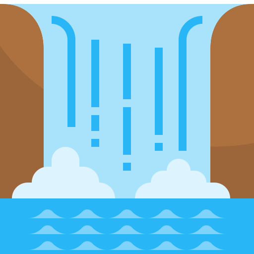 wodospad Winnievizence Flat ikona