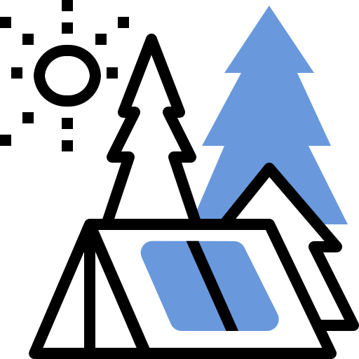 キャンプ Winnievizence Blue icon
