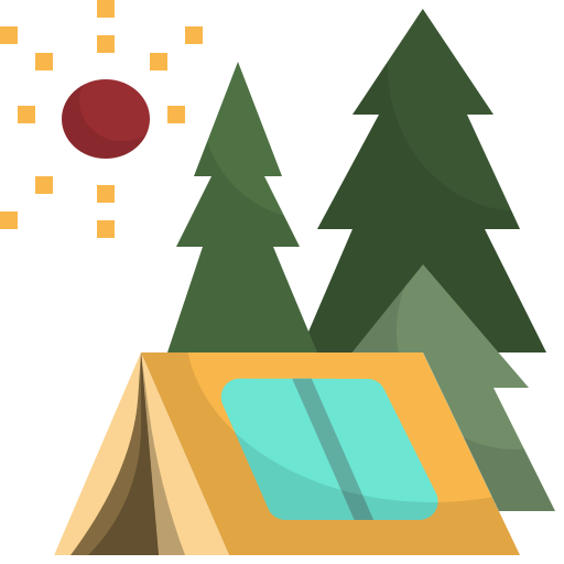 캠핑 Winnievizence Flat icon