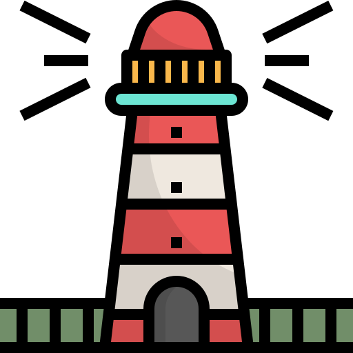 Faro Winnievizence Lineal color icono