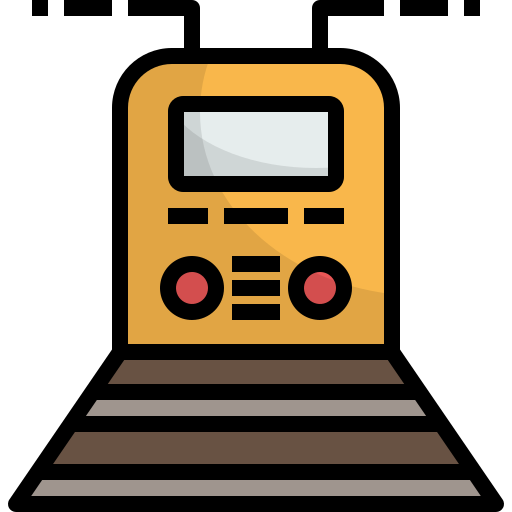 기차 Winnievizence Lineal color icon