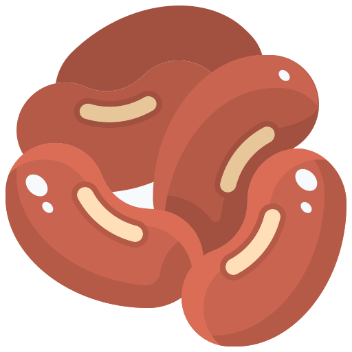 Red beans Justicon Flat icon