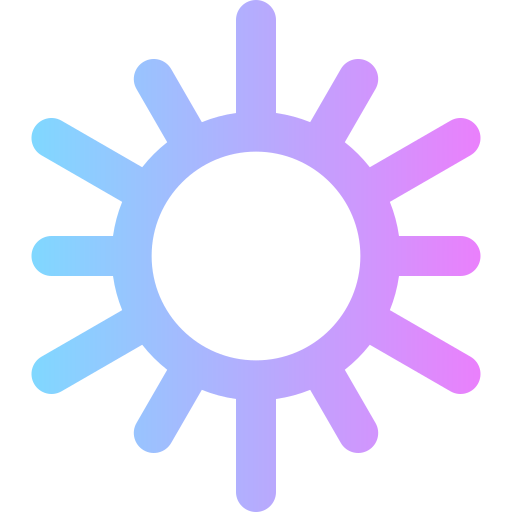 太陽 Super Basic Rounded Gradient icon