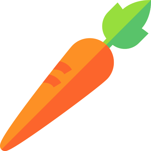 Zanahoria Basic Straight Flat icono
