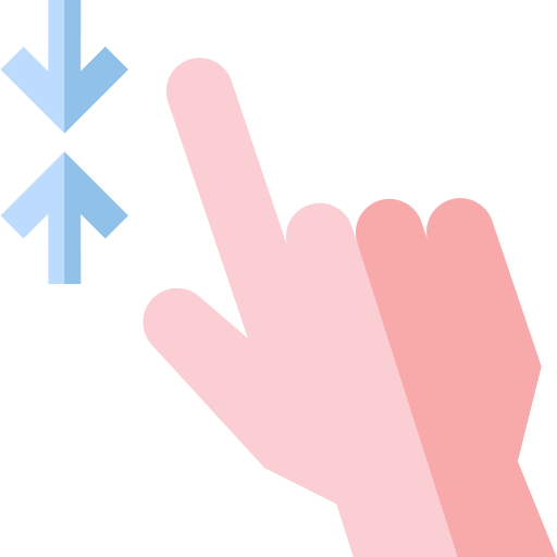 Mano Basic Straight Flat icono