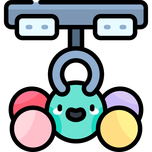 máquina de garra Kawaii Lineal color icono