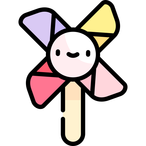 Windmill Kawaii Lineal color icon