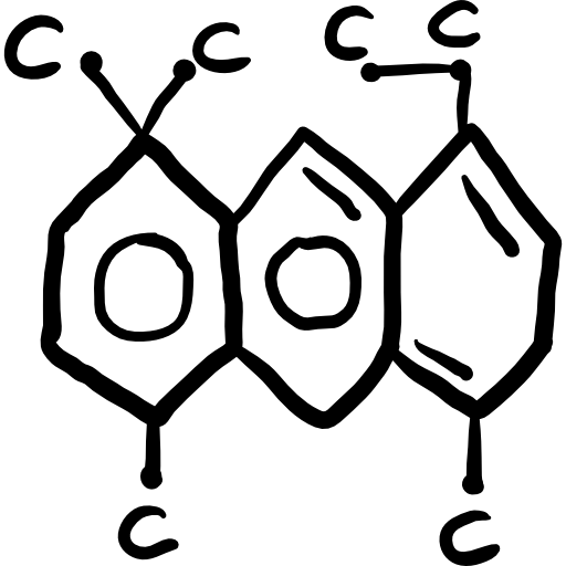 química Hand Drawn Black Ícone