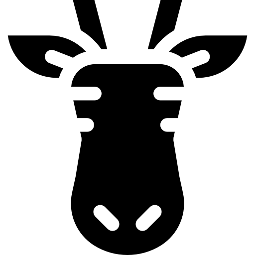 jirafa Basic Rounded Filled icono