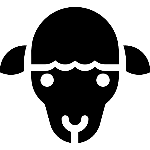 Овца Basic Rounded Filled иконка