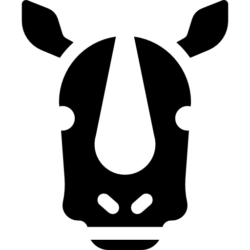 rinoceronte Basic Rounded Filled Ícone